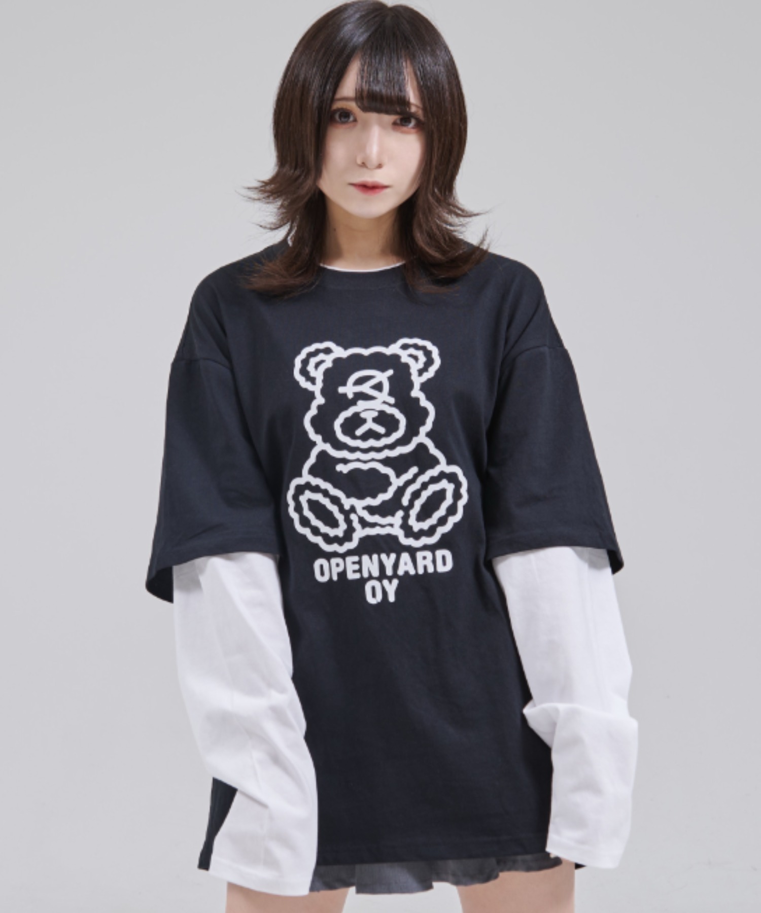 OY/オーワイ』DOLLY LAYERED L/S TEE/ドリーレイヤード長袖Tシャツ OY