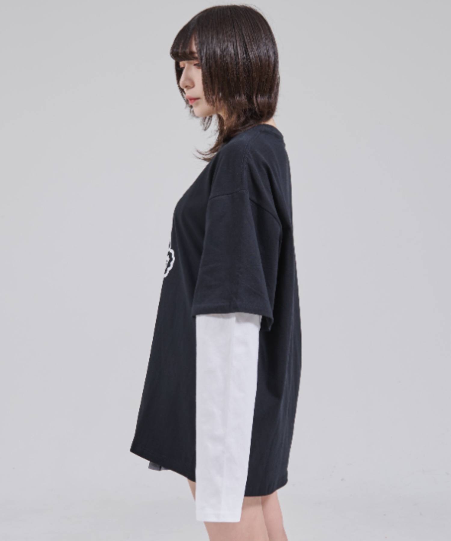 OY/オーワイ』DOLLY LAYERED L/S TEE/ドリーレイヤード長袖Tシャツ OY