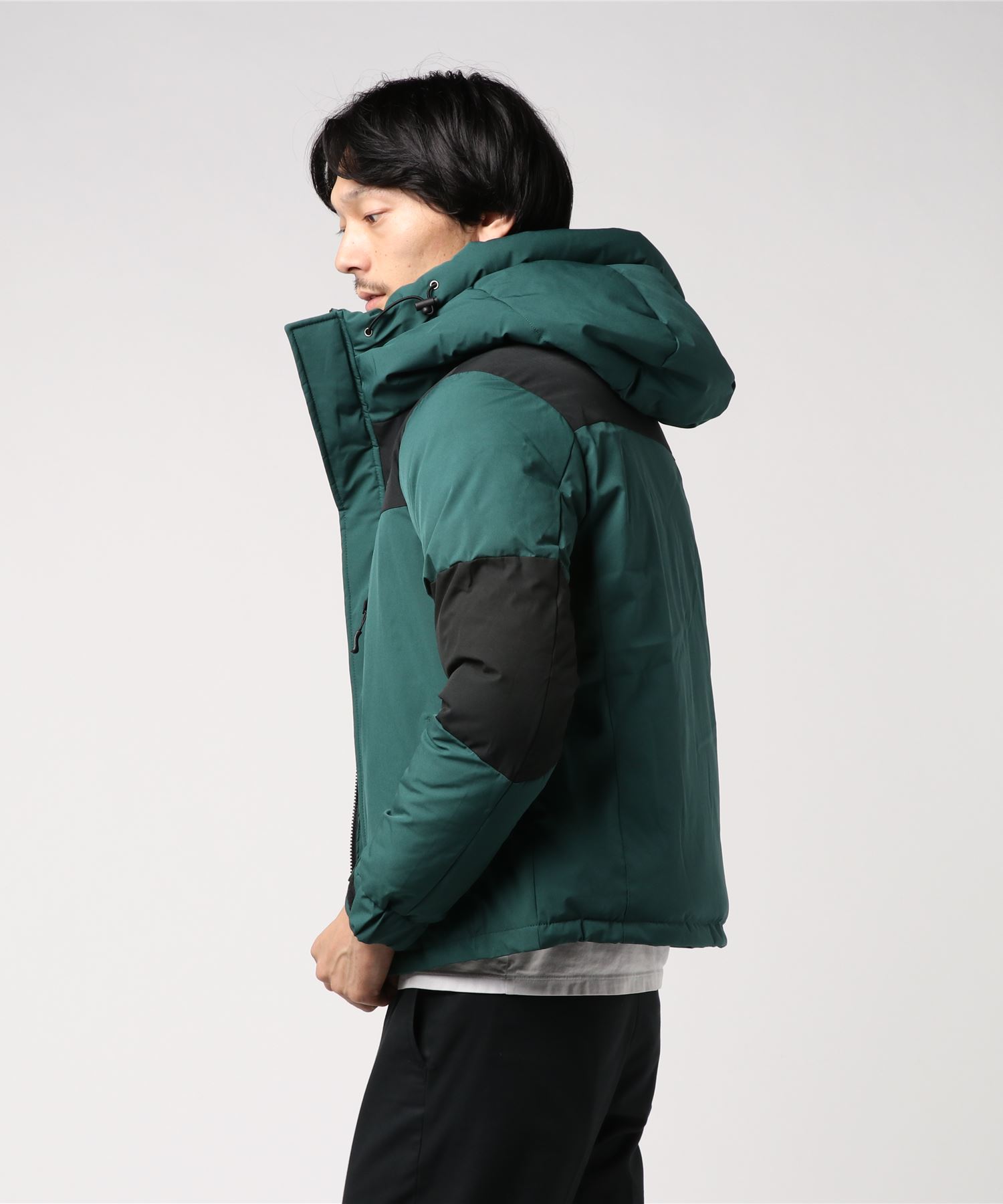 OUTDOOR PRODUCTS】【GO OUT12月号掲載】切替フード中綿ジャケット