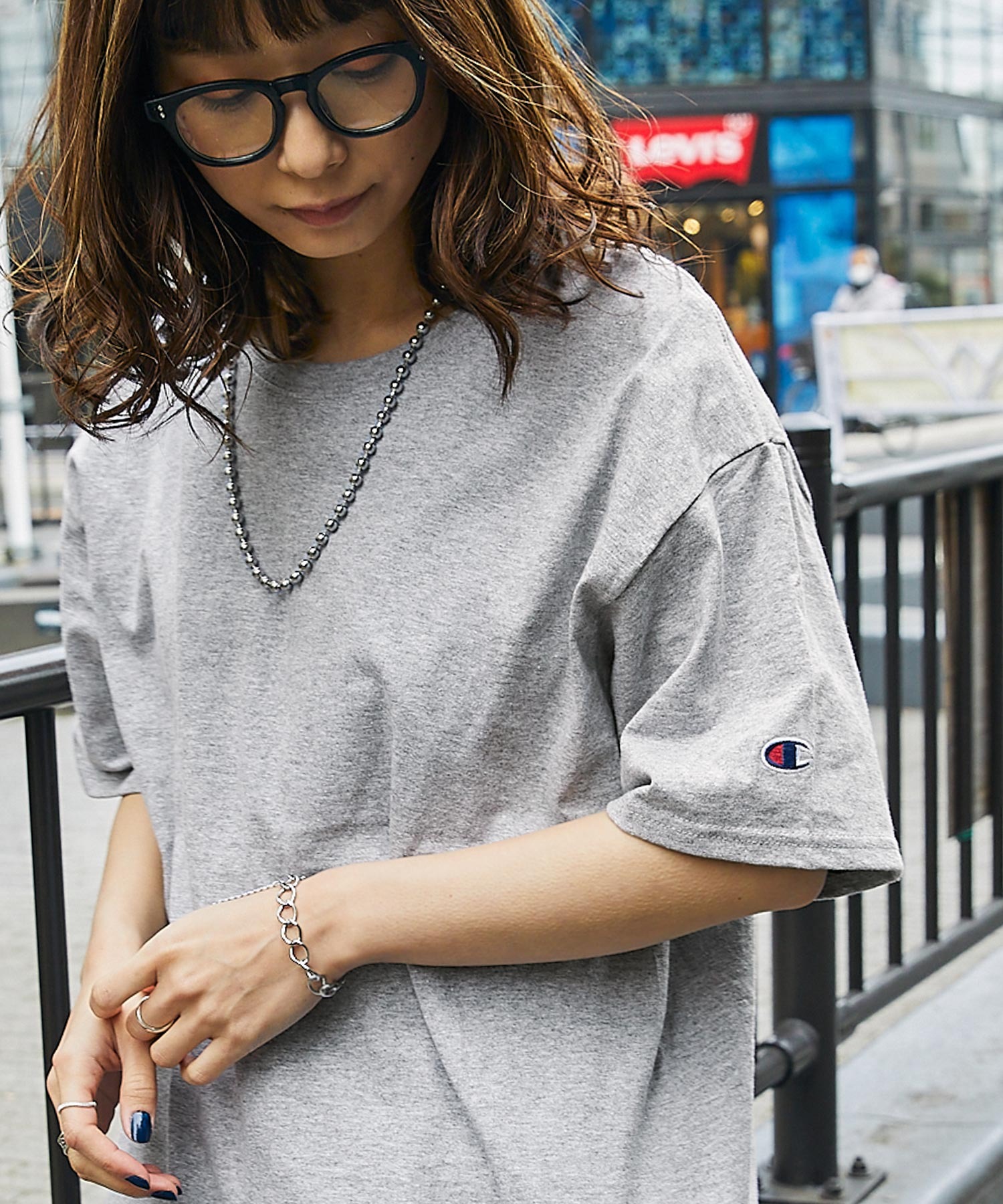 tシャツ Tシャツ Champion Authentic T-SHIRTS レディース