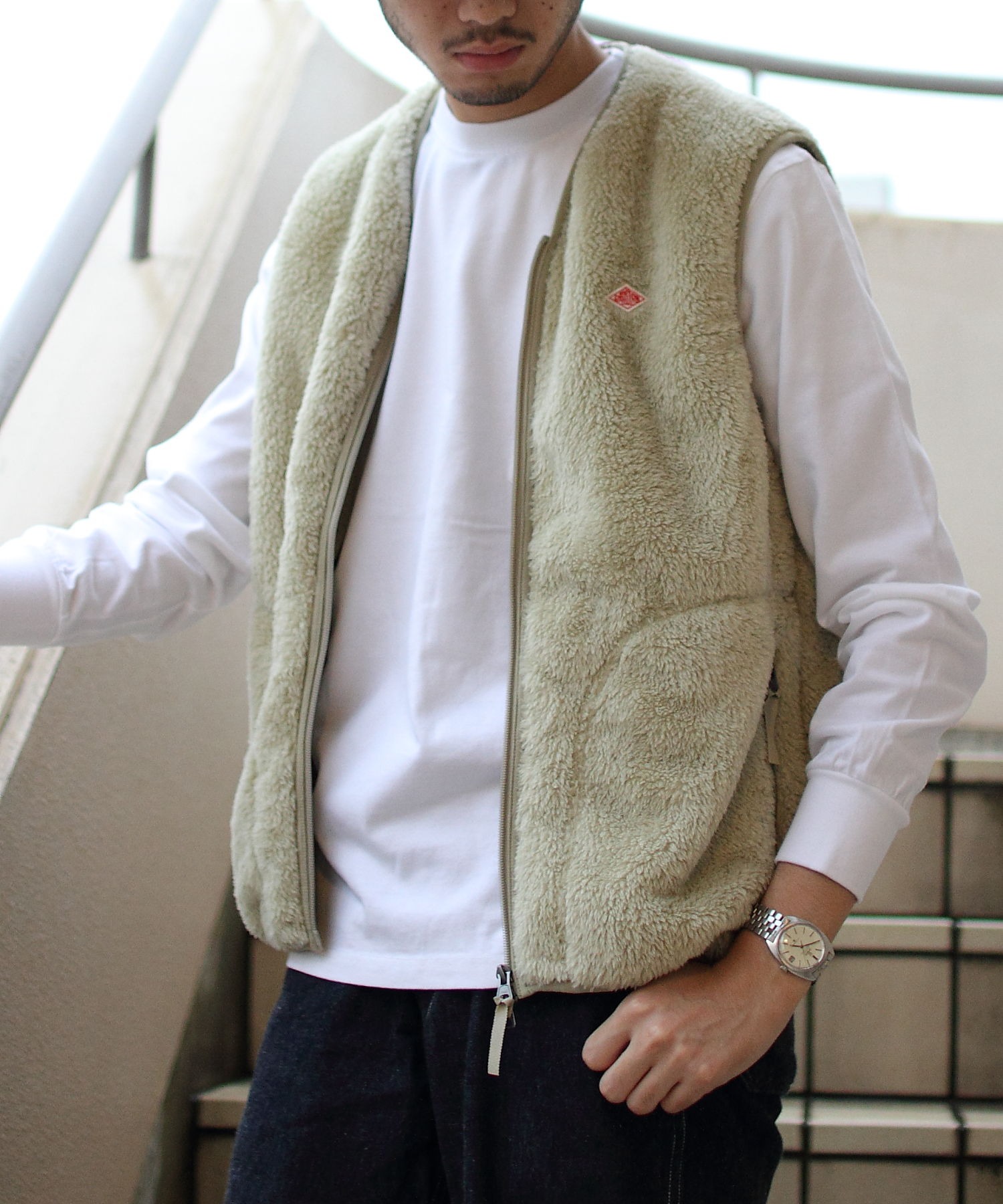 Danton ダントン ハイパイルフリースベスト High Pile Fleece Zip Vest メンズ Dt A0040hpf Danton Steps Online Store ステップス オンラインストア