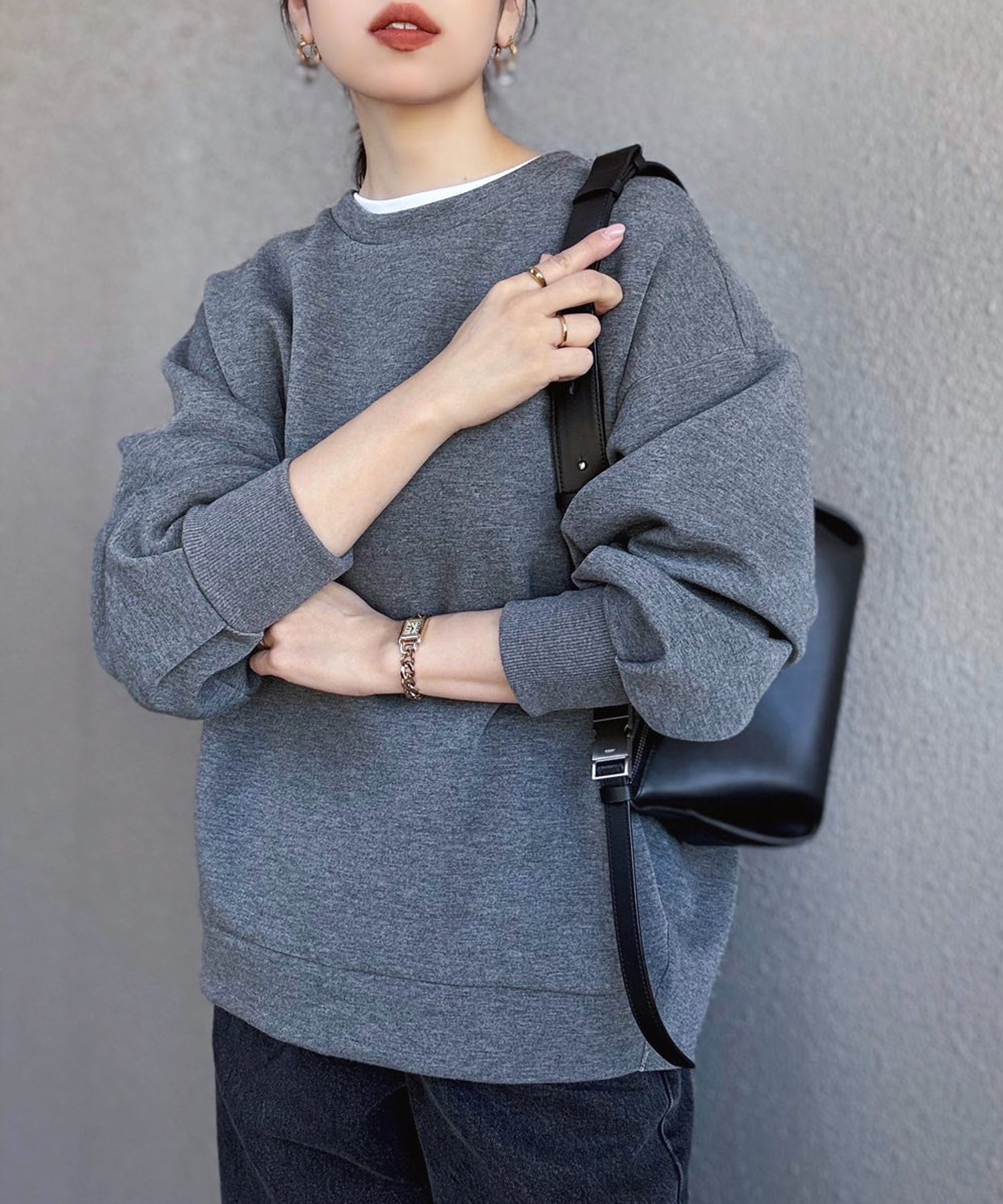 ブラック36 emma様 ネックが選べる】ダンボールコクーンフォルムプルオーバー Emma