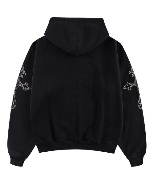 A'GEM/9 × .kom 『SUPPLIER/サプライヤー』 RHINESTONE CROSS SLEEVE