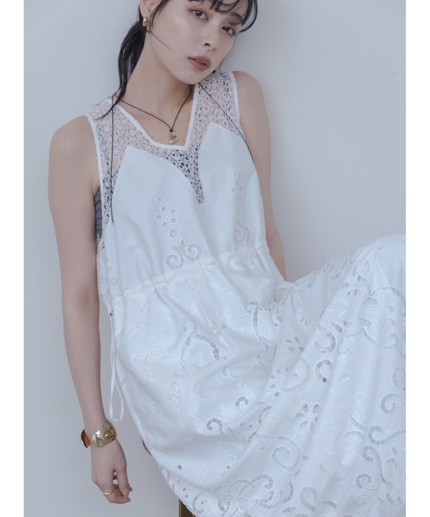 エンブロイダリー パネルレースワンピース Eimee Law│Eimee Law