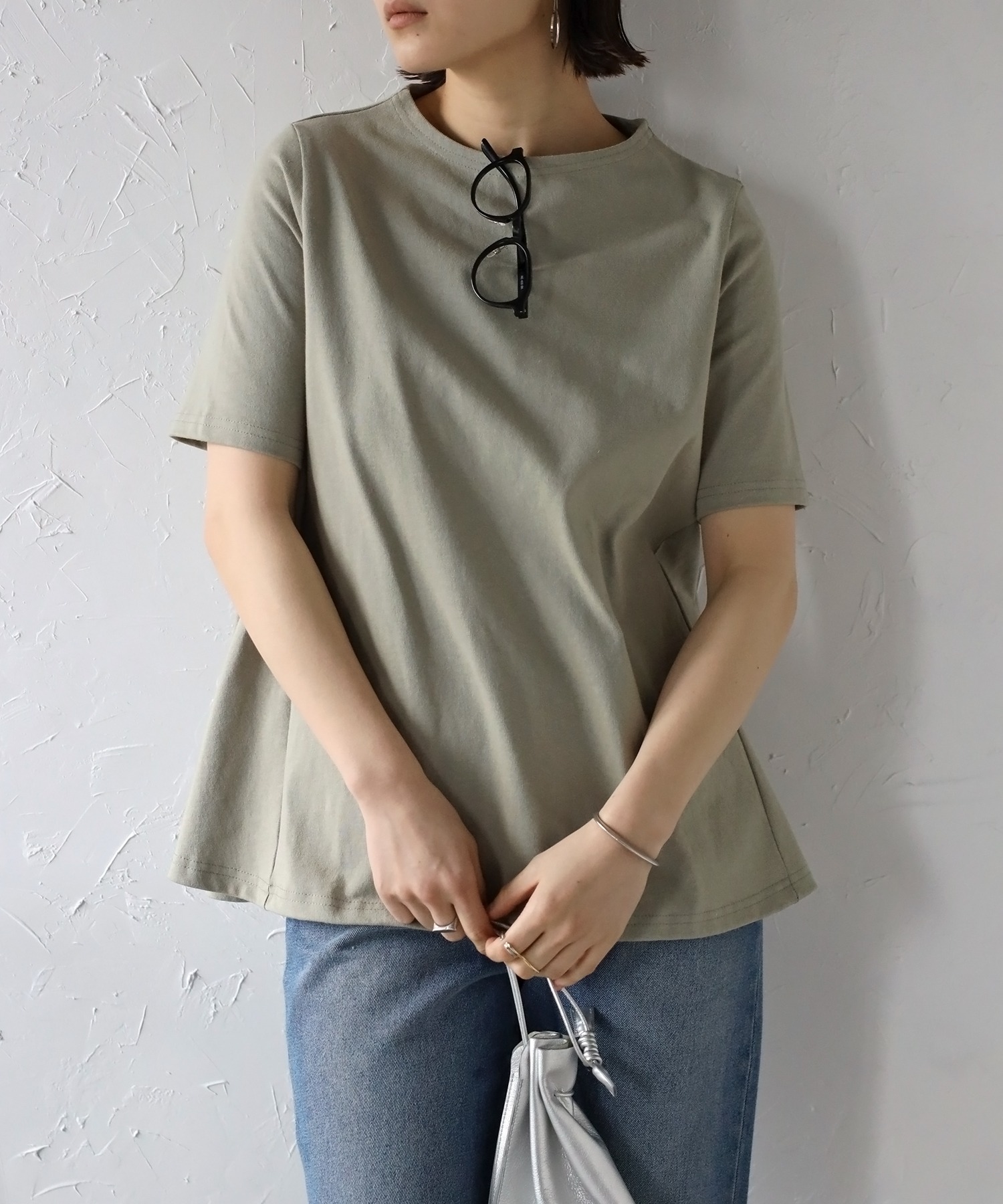 model：H163 着用サイズ：FREE