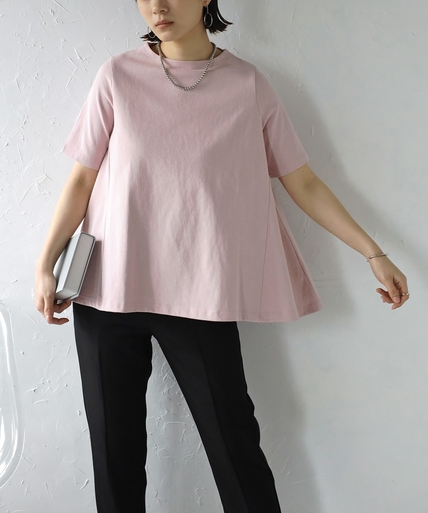 model：H163 着用サイズ：FREE