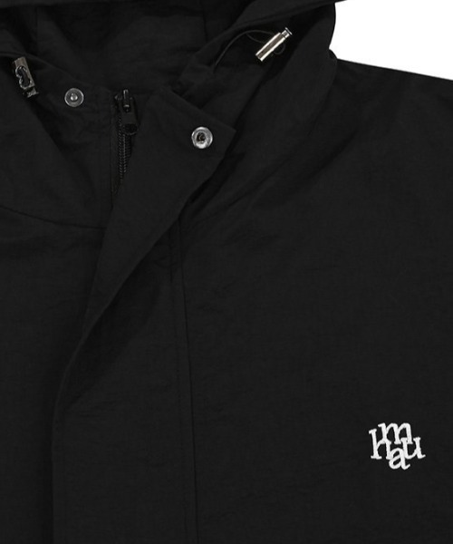 A'GEM ウィンドブレーカー A'GEM/9 × .kom 『muah muah/ムーアムーア』 LOGO PLACKET WINDBREAKER