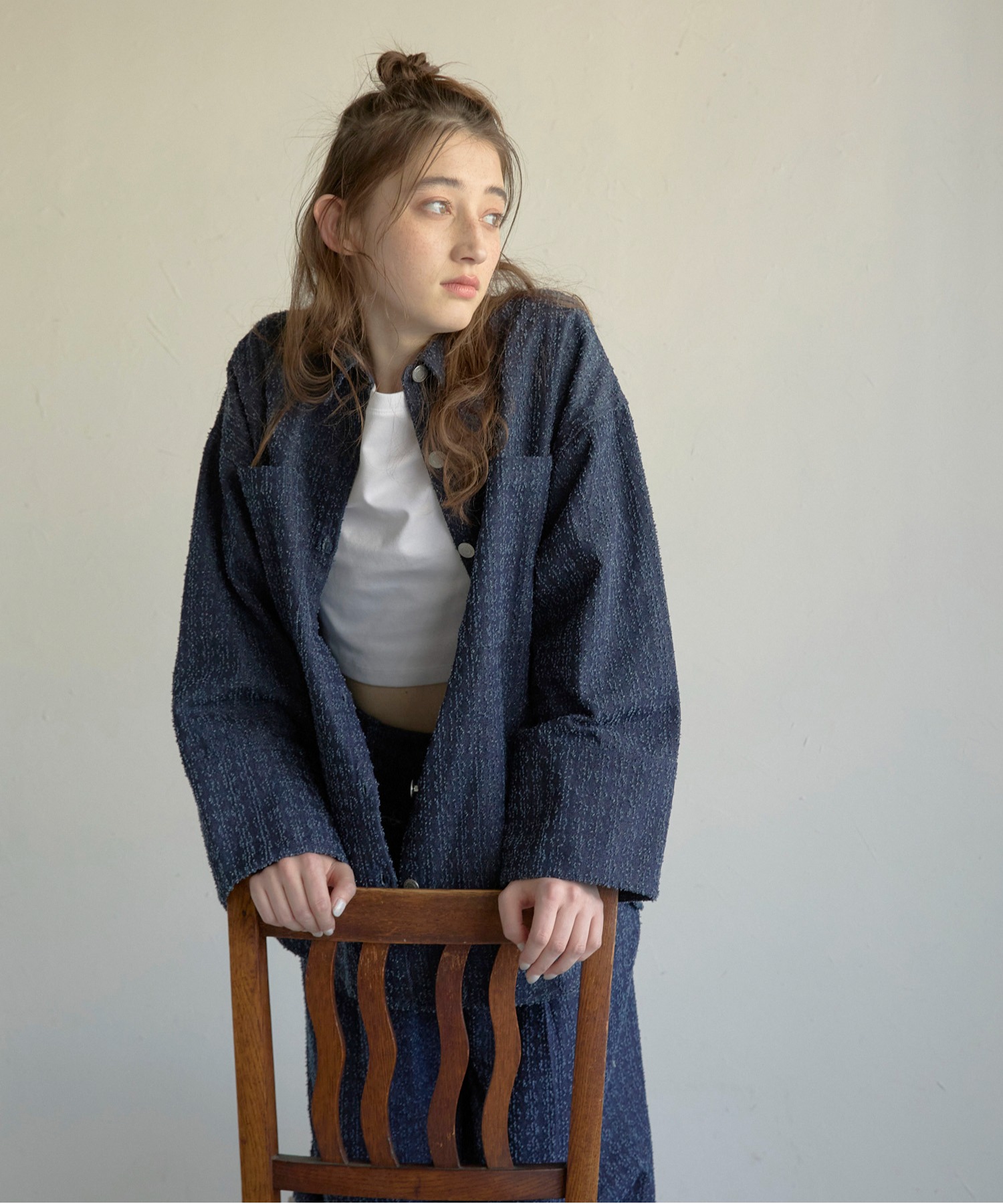 model：H164 着用サイズ：FREE