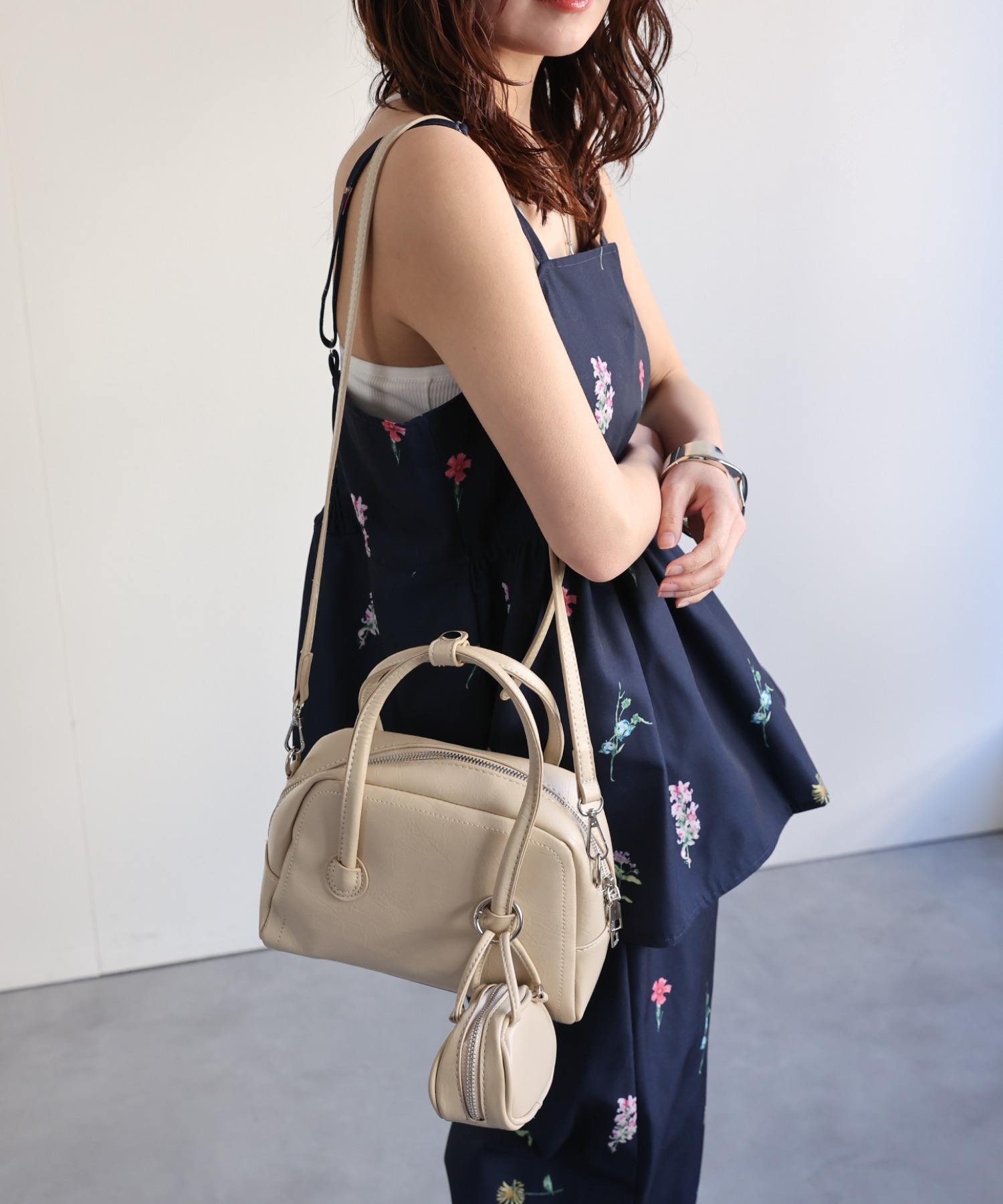 model：156cm 着用サイズ：FREE