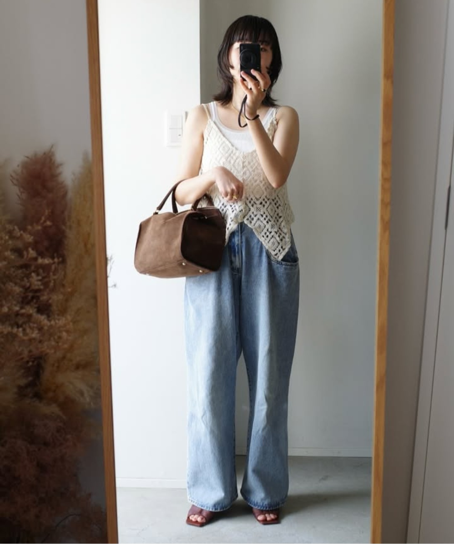 model：H158 着用サイズ：FREE
