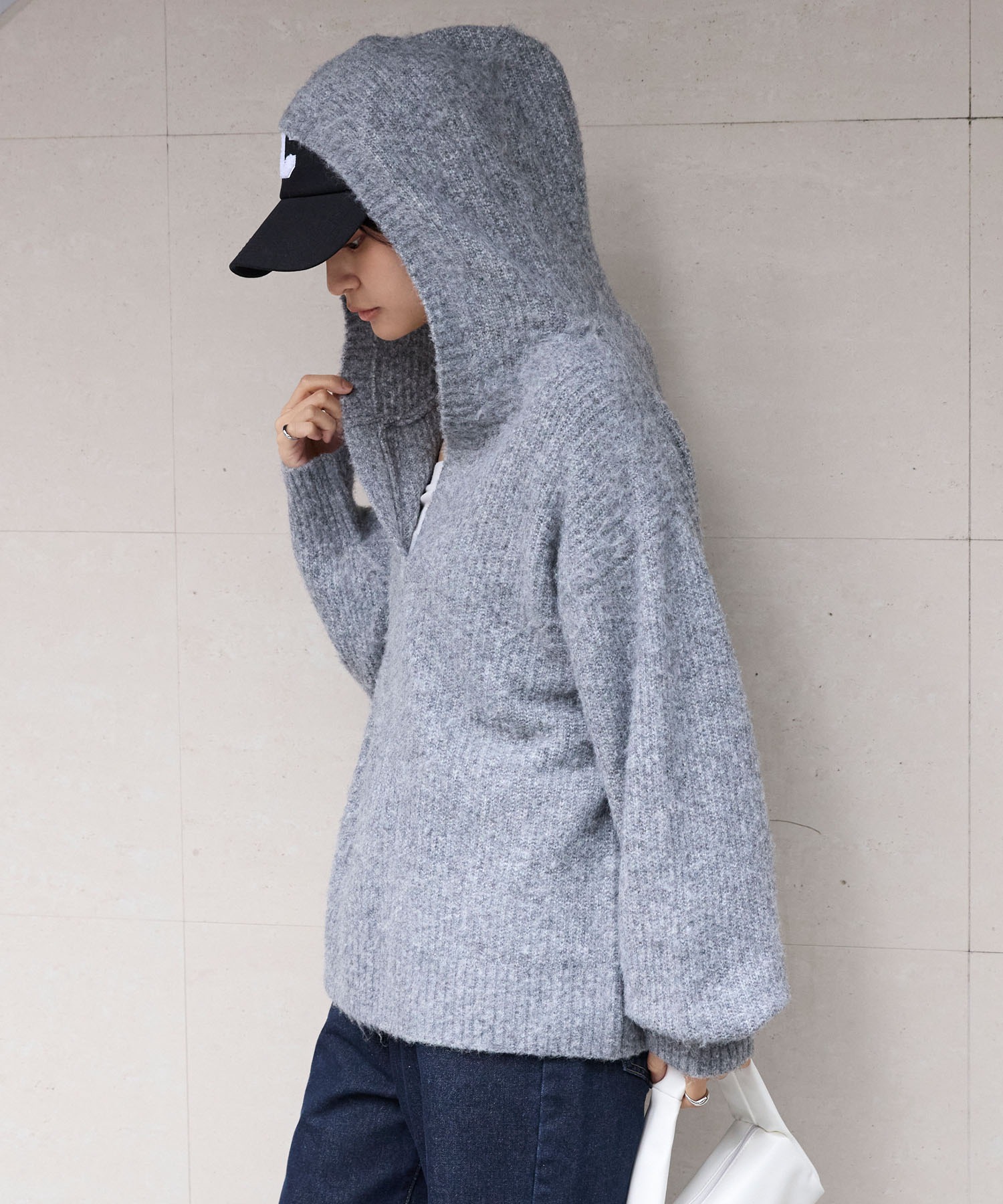 yumekaikisen　ZANONE 5Gウール スキッパー ニット ZANONE（ザノーネ）5ゲージウールスキッパーニットポロ SLIM FIT/472