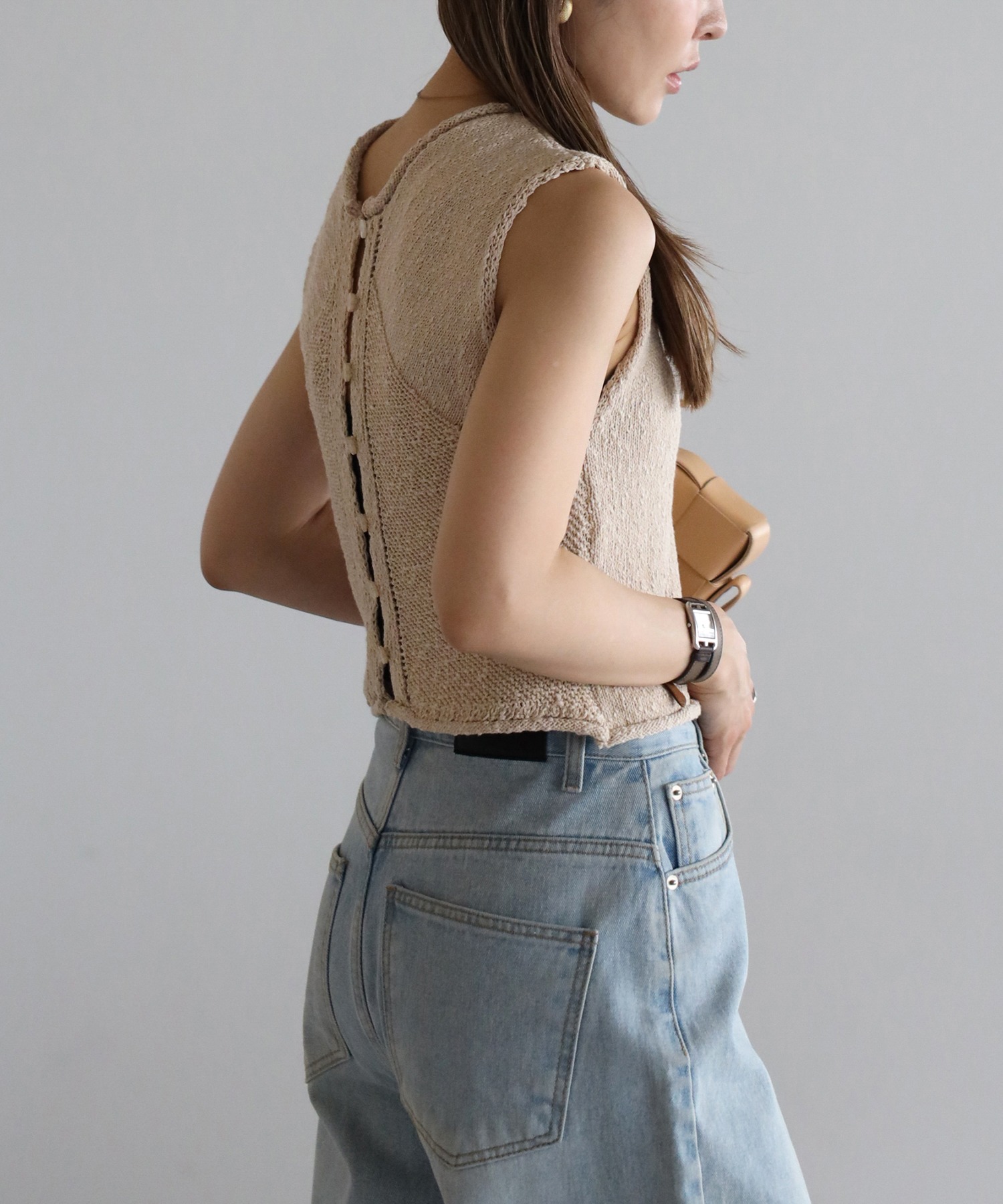 model：H165 着用サイズ：FREE