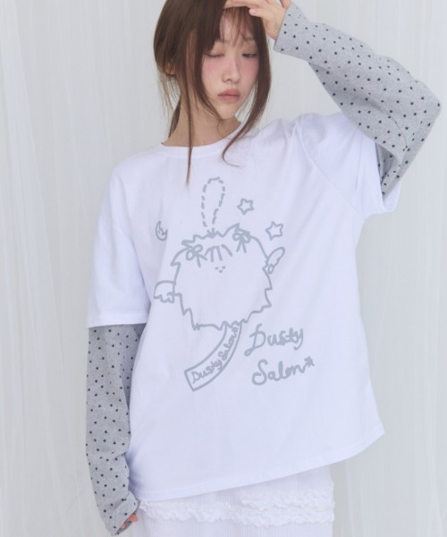 Fancy club ブラウス FANCY CLUB ブラウス シャツ NASTY CLUB／ウェーブクロップ