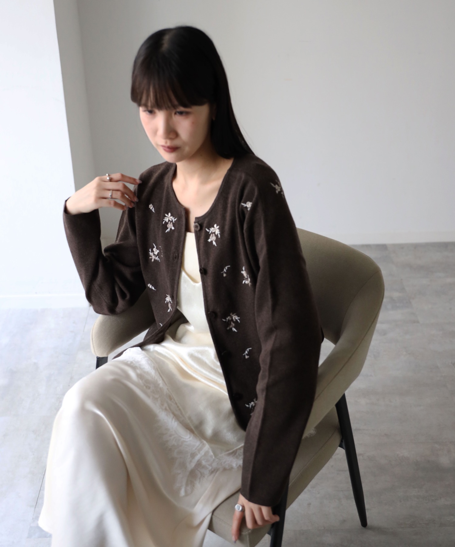 model：164cm. 着用サイズ：FREE