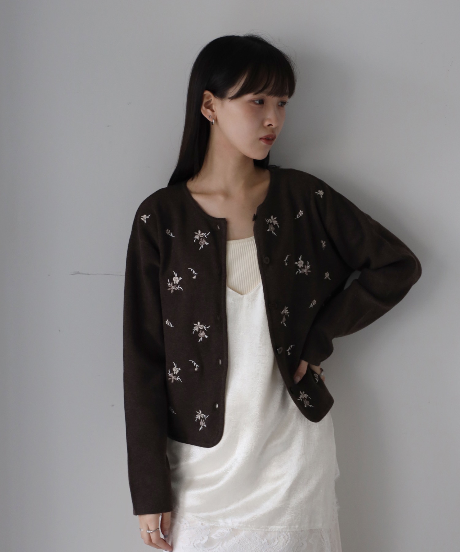 model：164cm. 着用サイズ：FREE