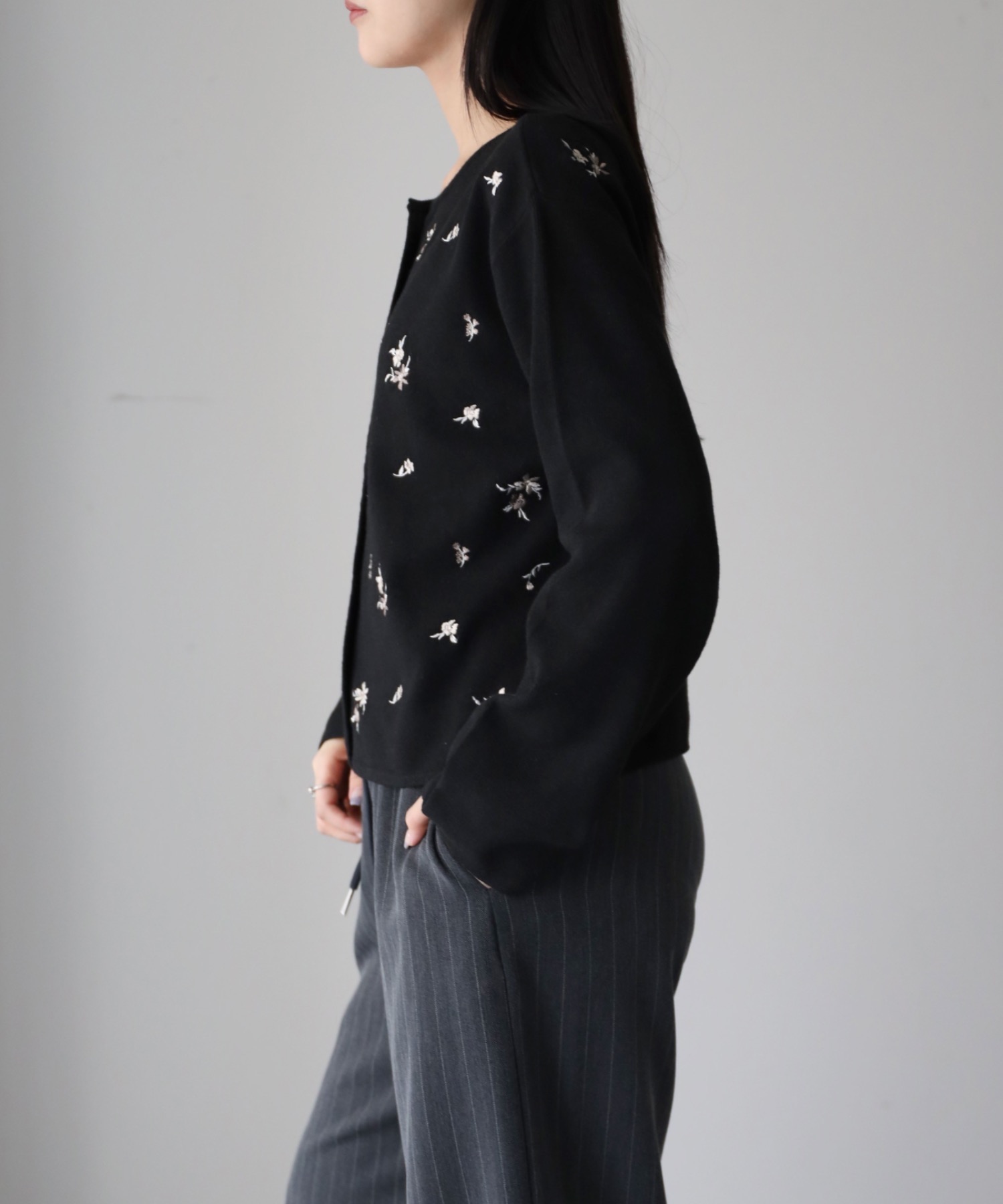 model：164cm. 着用サイズ：FREE