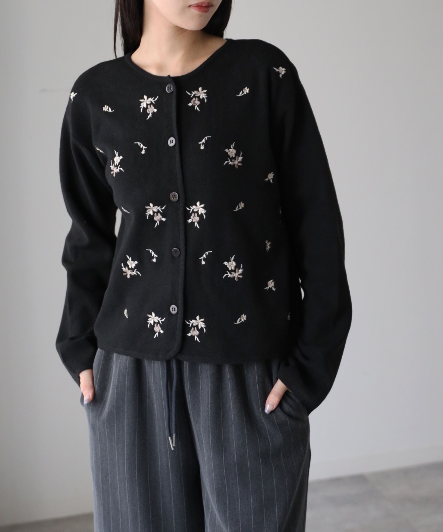 model：164cm. 着用サイズ：FREE