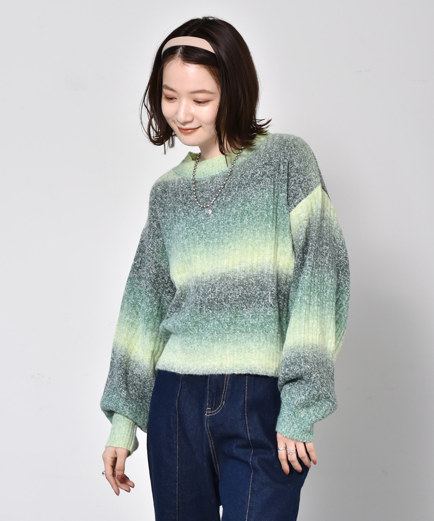 カラーグラデニット Retro Girl Retro Girl Online Store レトロガールオンラインストア