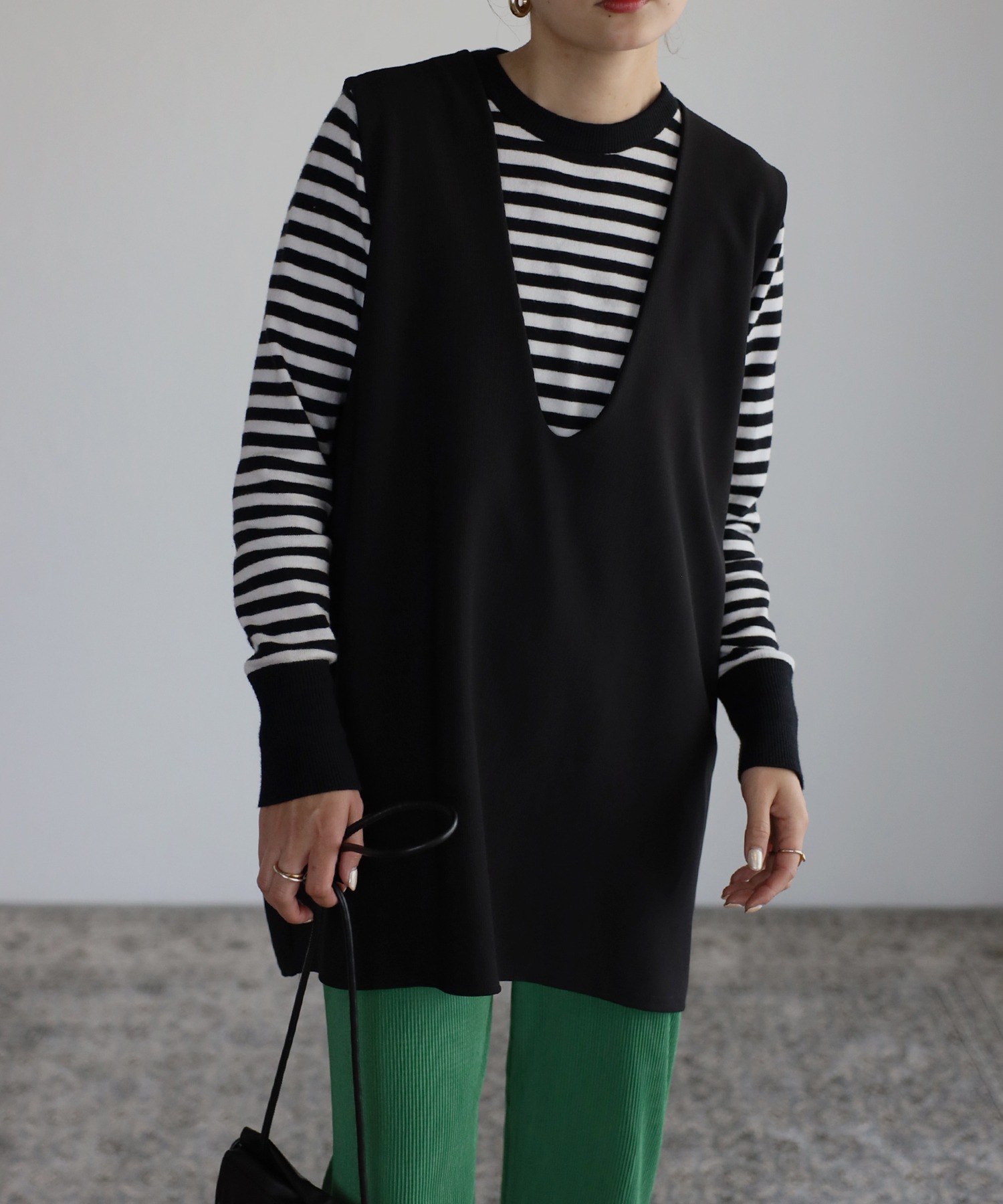 model：H158 着用サイズ：FREE