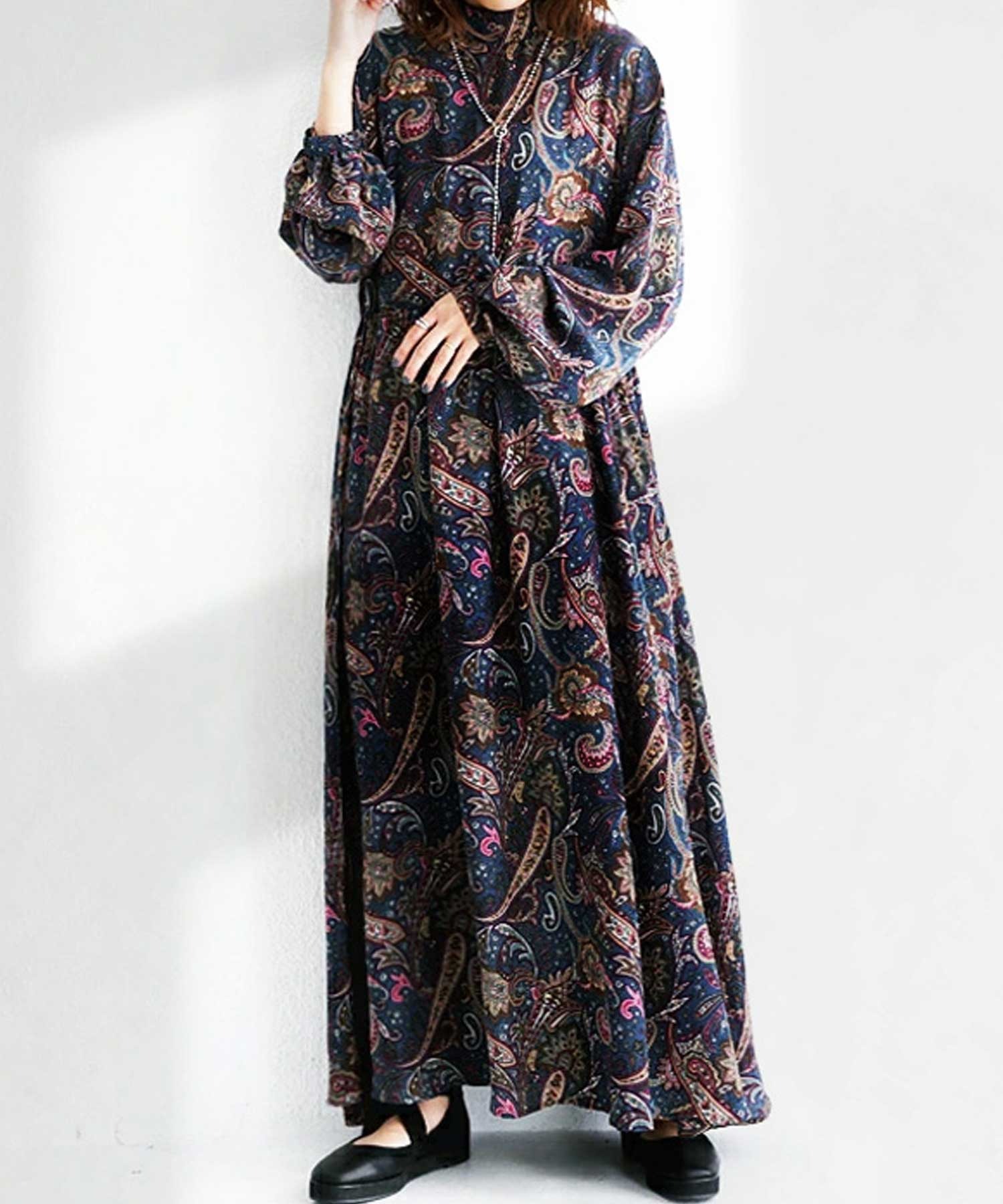 レトロ柄ワンピース Cartoriojk Com Br