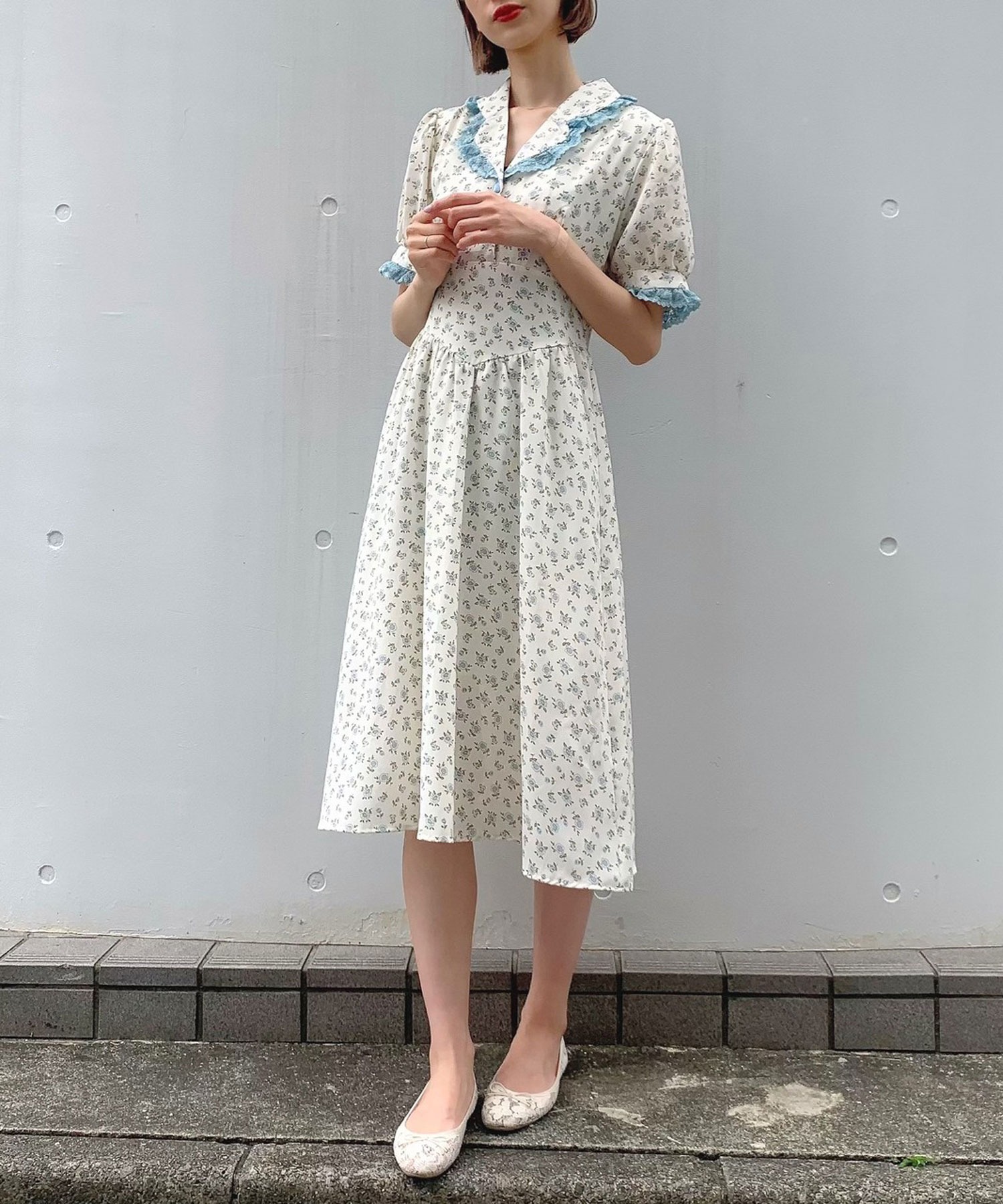 Titty Co Petit フラワーフリルワンピース Titty Co Petit Titty Co Online Store ティティーアンドコーオンラインストア Titty Co Petit フラワーフリルワンピース Titty Co Petit Titty Co Online Store ティティーアンドコーオンラインストア