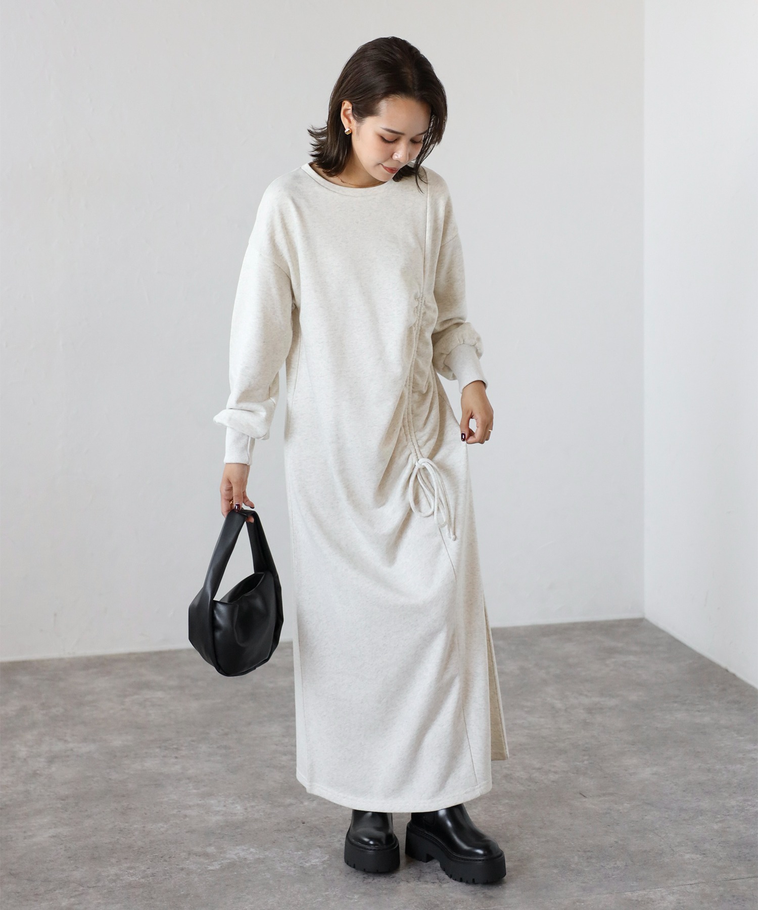 model：H154 着用サイズ：FREE