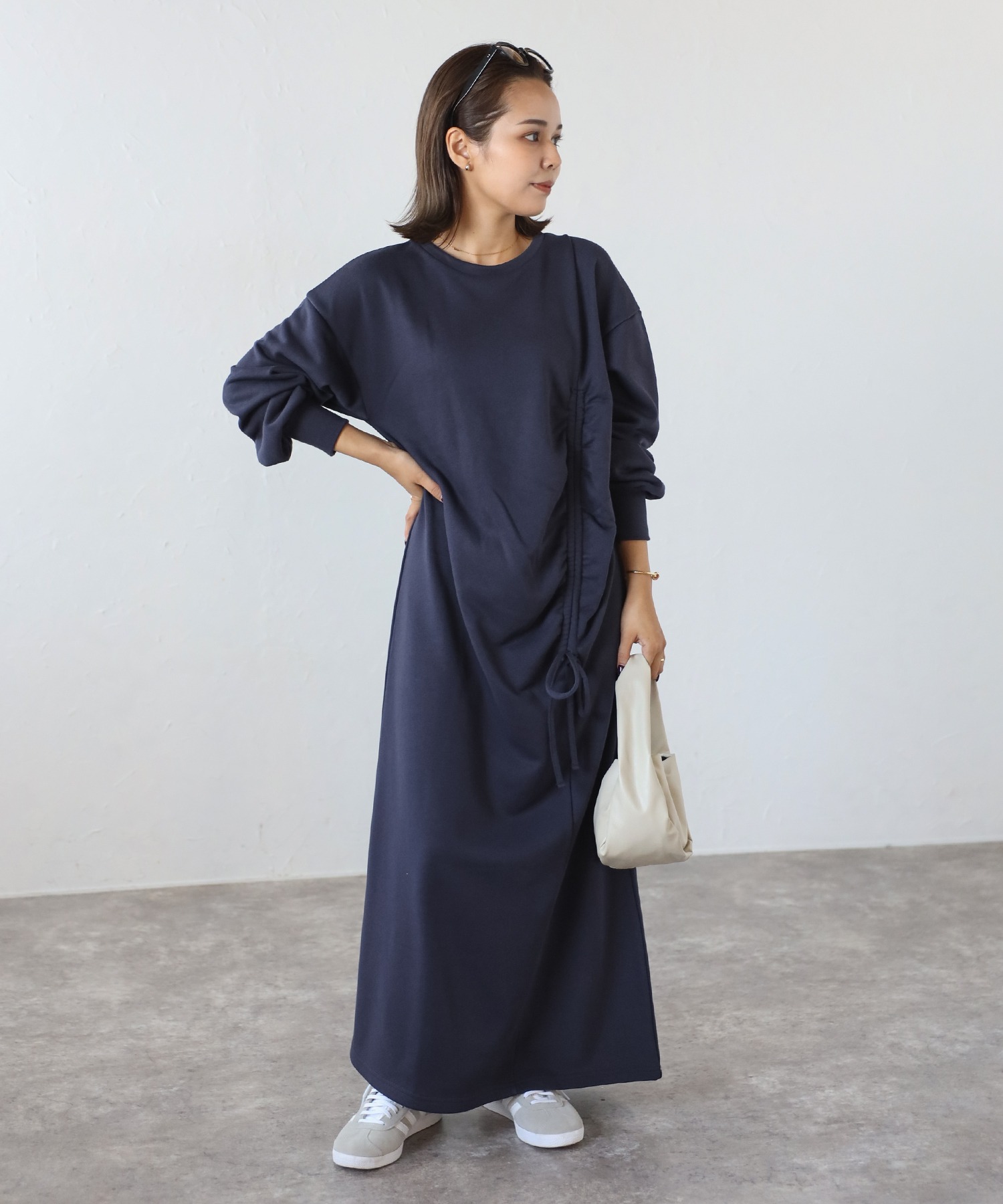 model：H154 着用サイズ：FREE