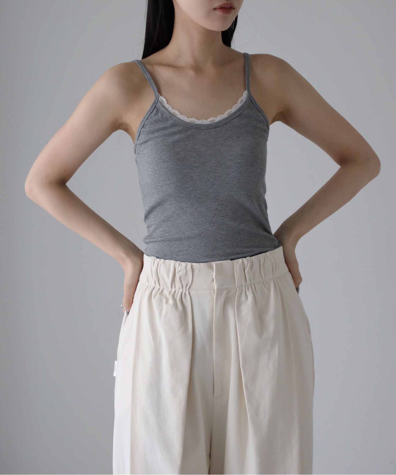 model：164cm. 着用サイズ：FREE