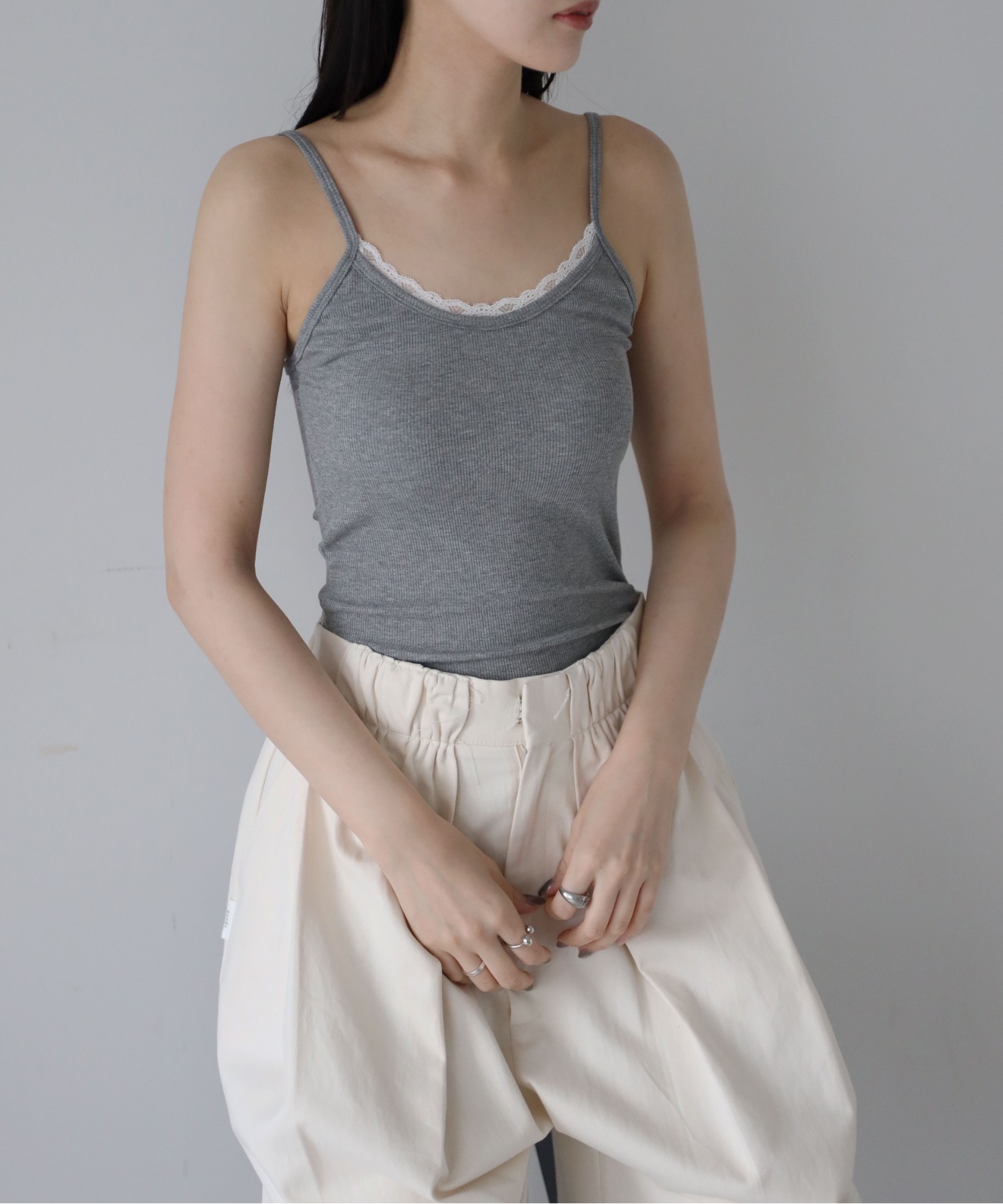 model：164cm. 着用サイズ：FREE