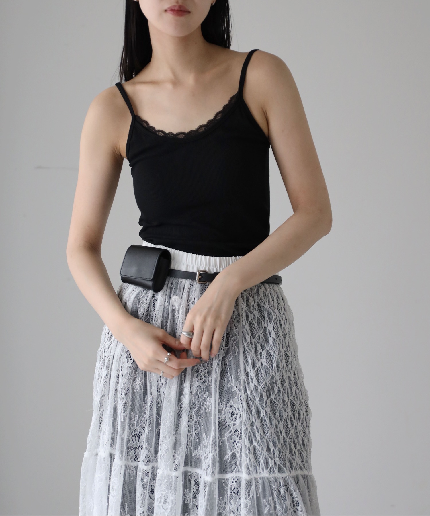 model：164cm. 着用サイズ：FREE