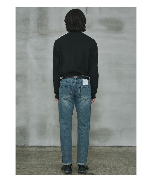 OY/オーワイ』LOGO LEATHER BELT2/ロゴ レザー ベルト2 OY│A'GEM/9