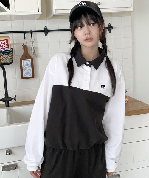 【MUAHMUAH】LOGO PIGMENT COLORING ANORAK★送料・関税込 A'GEM/9 × .kom 『muah muah/ムーアムーア』 LOGO PIGMENT