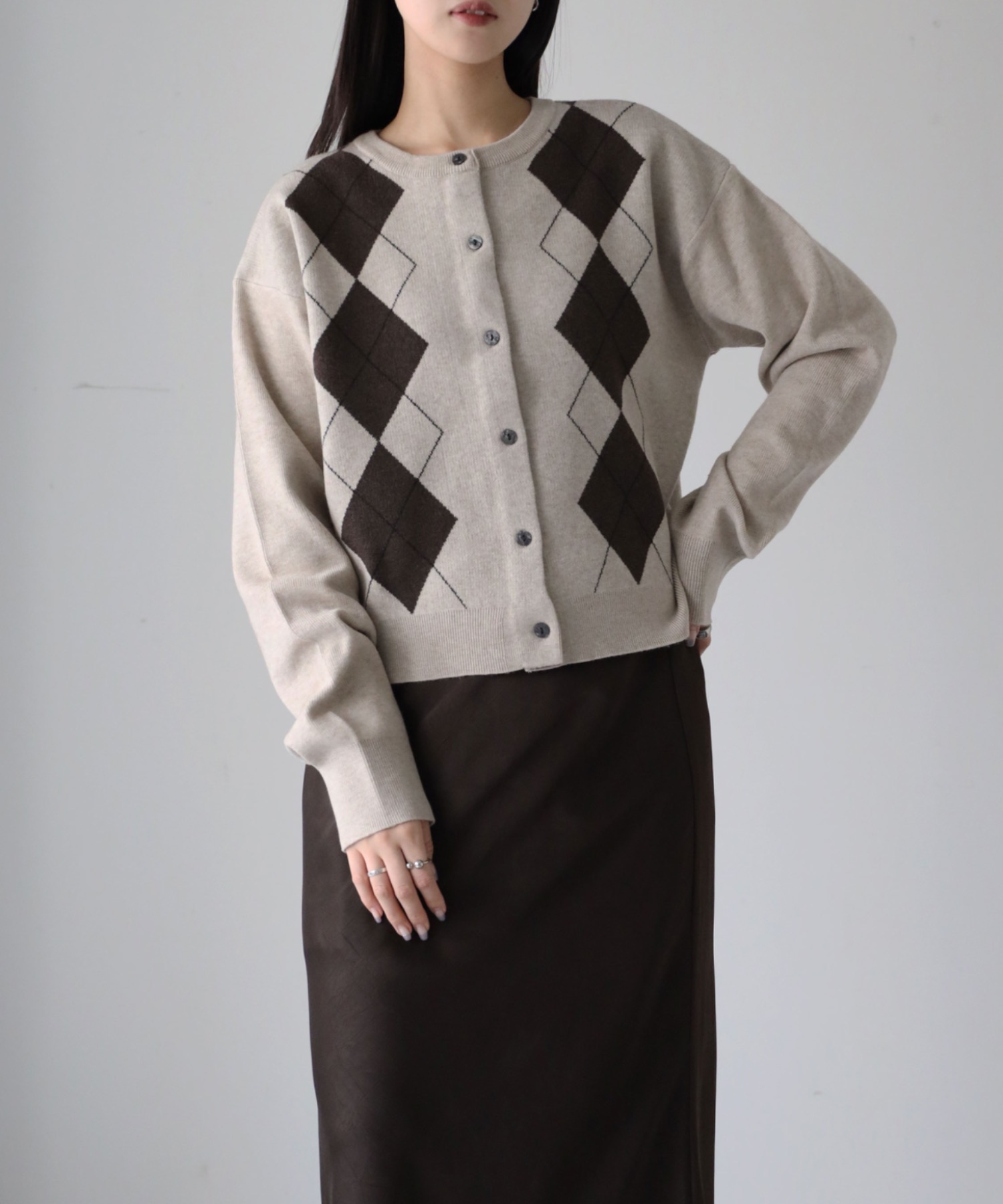 model：164cm. 着用サイズ：FREE