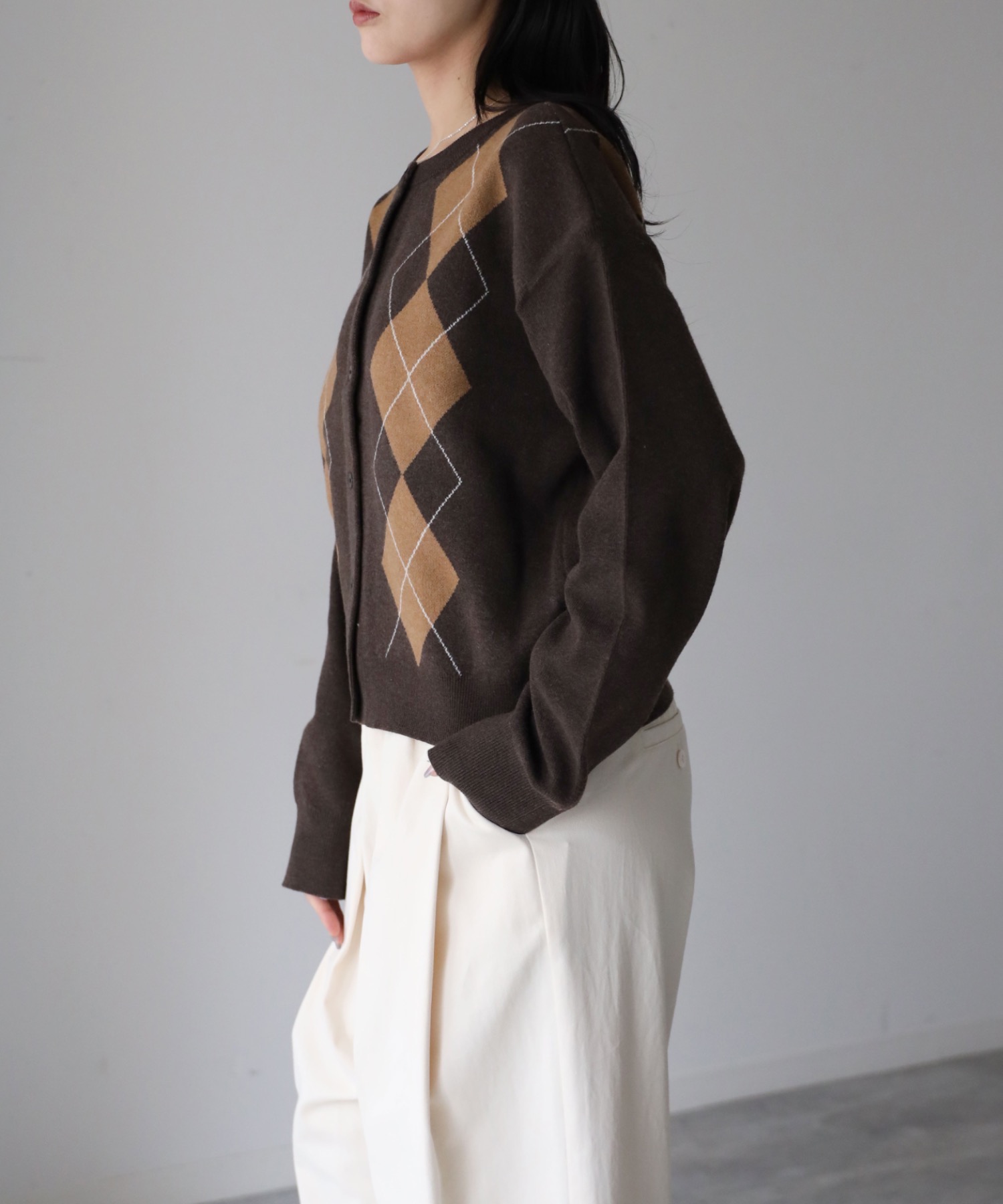 model：164cm. 着用サイズ：FREE