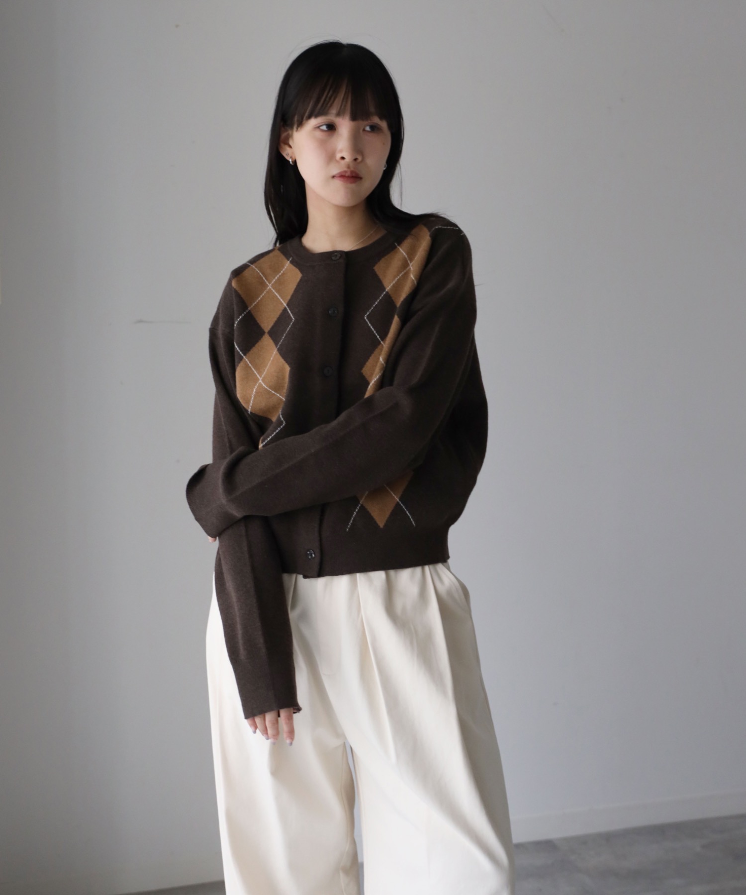 model：164cm. 着用サイズ：FREE
