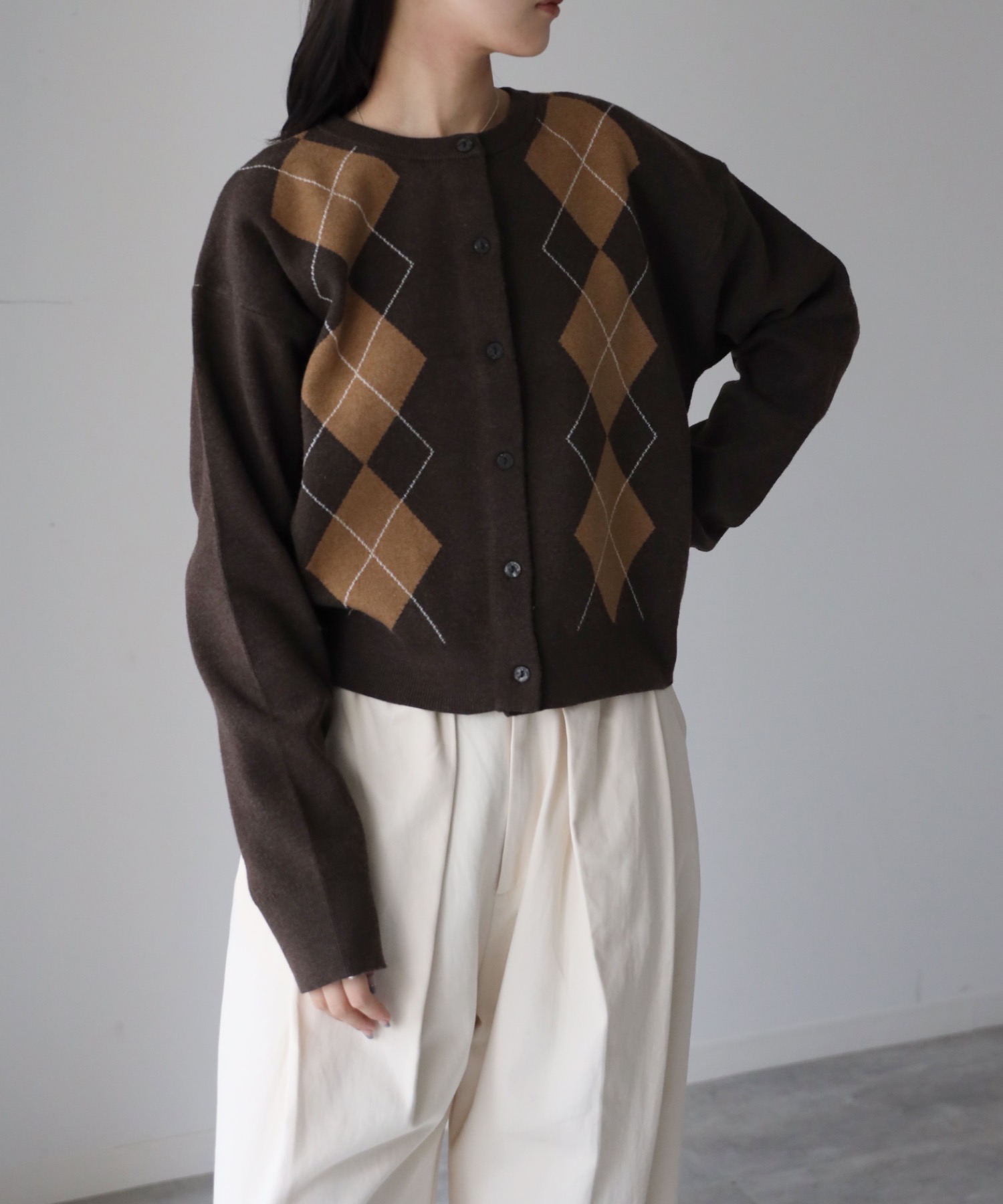 model：164cm. 着用サイズ：FREE