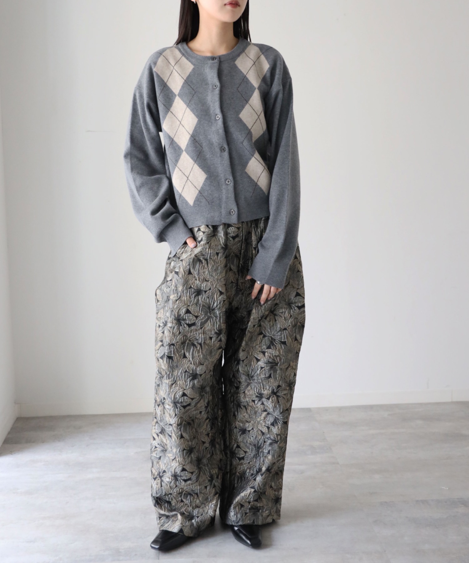 model：164cm. 着用サイズ：FREE
