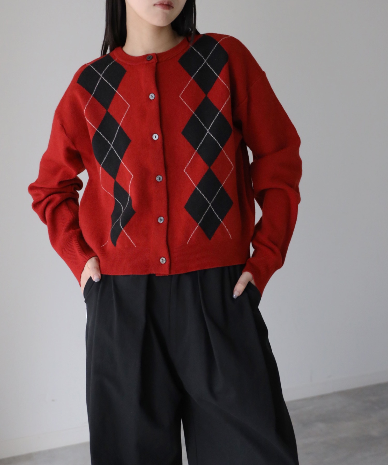 model：164cm. 着用サイズ：FREE