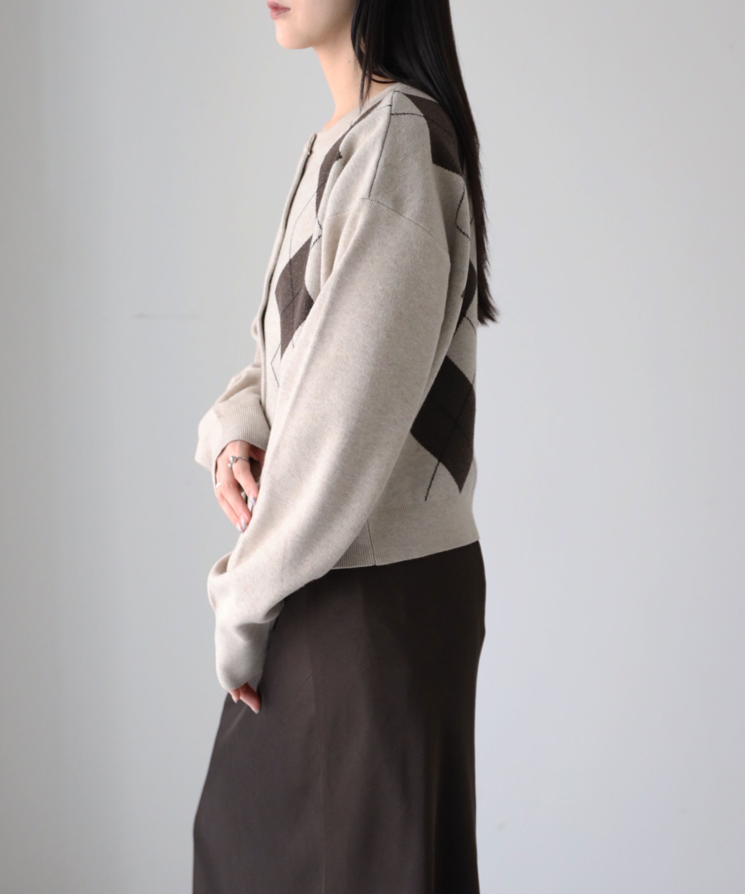 model：164cm. 着用サイズ：FREE