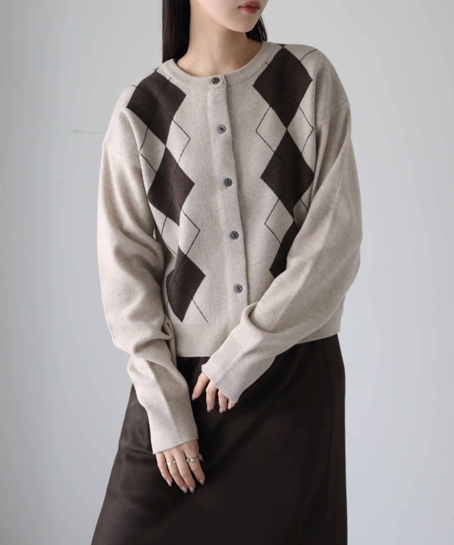 model：164cm. 着用サイズ：FREE