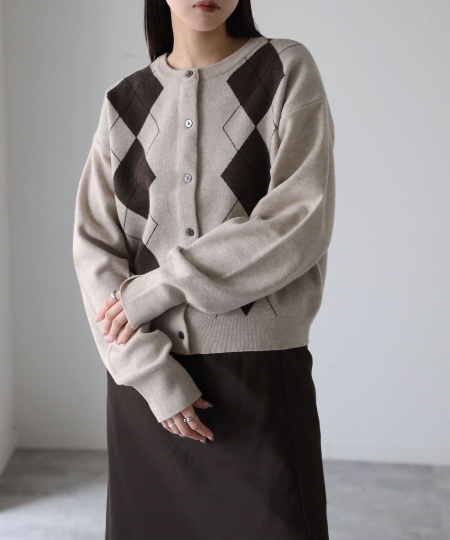 model：164cm. 着用サイズ：FREE
