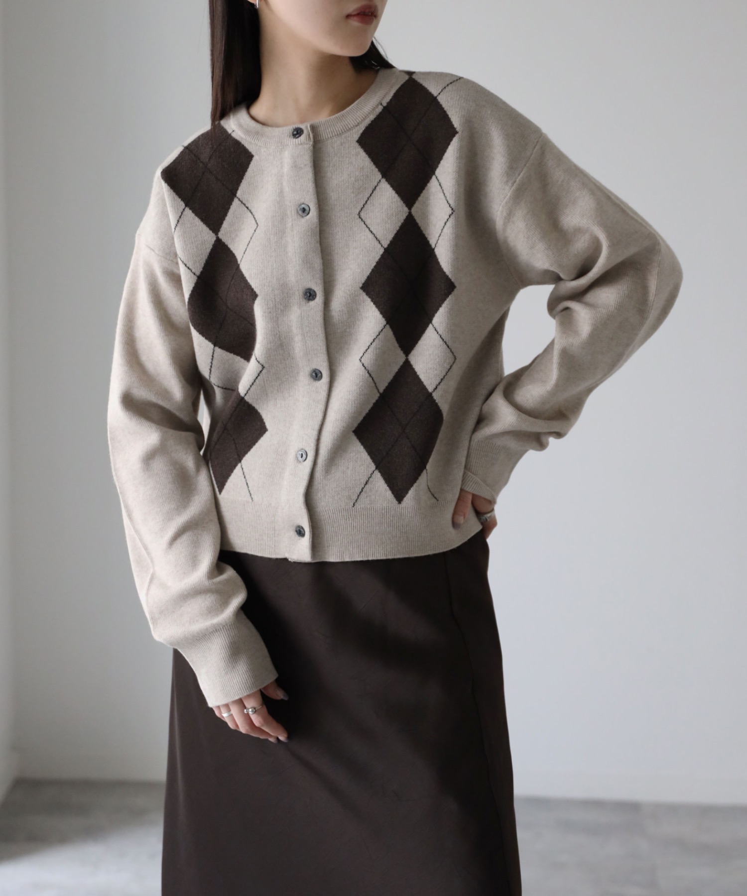 model：164cm. 着用サイズ：FREE