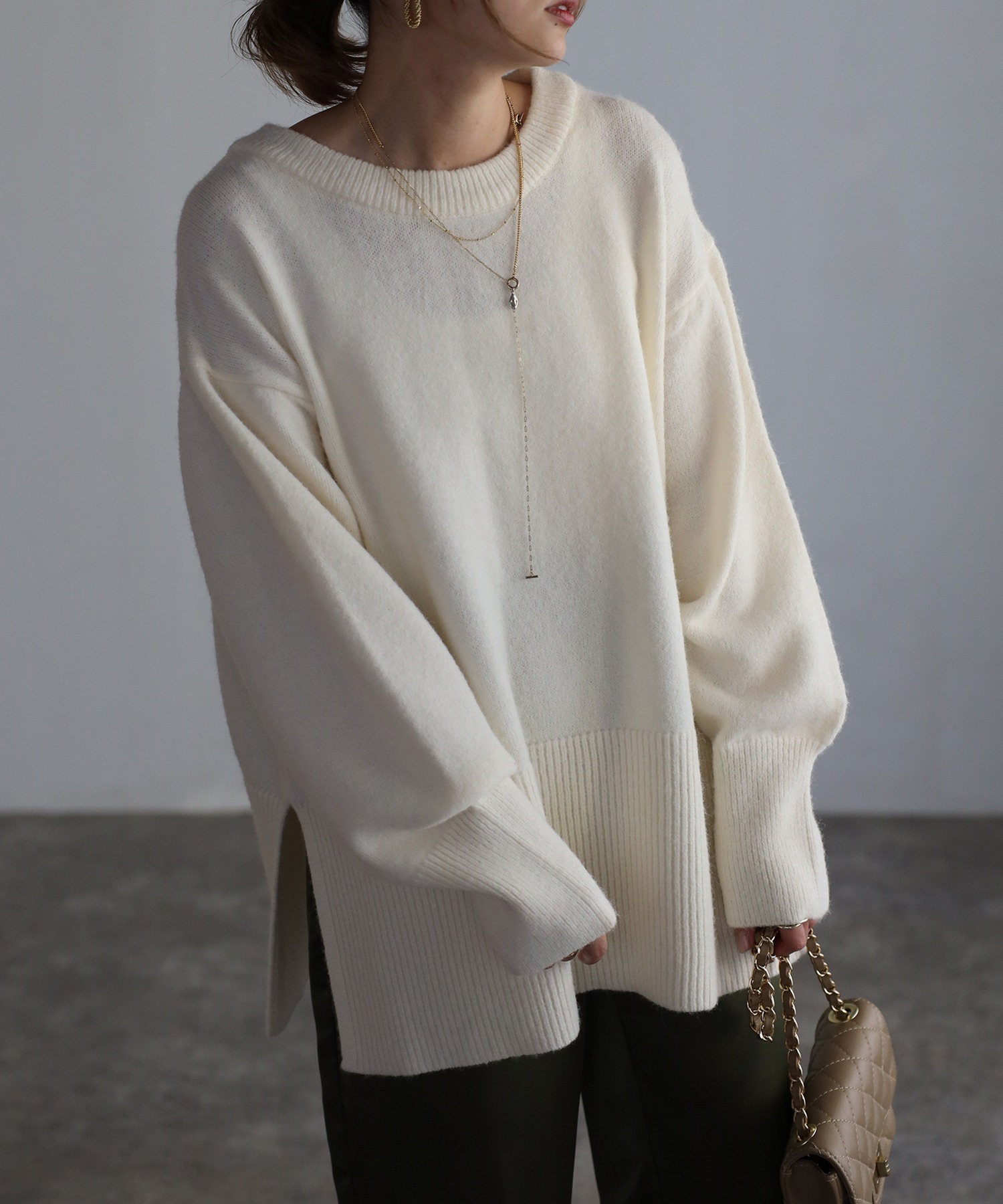model：H158 着用サイズ：FREE