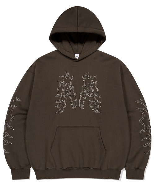 mahagrid/マハグリッド』WESTERN STITCH HOODIE/ウエスタン