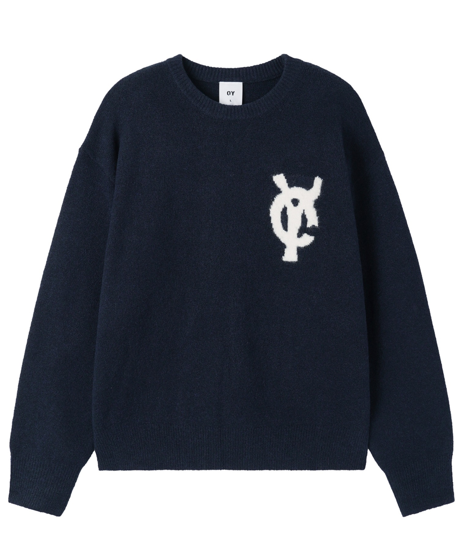 OY/オーワイ』WAVY LOGO KNIT/ウェイビー ロゴニット OY│A'GEM/9×.KOM