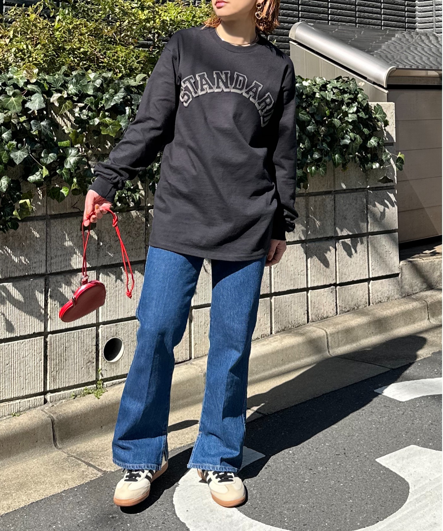ブラック
model:154cm 着用サイズ:Mサイズ