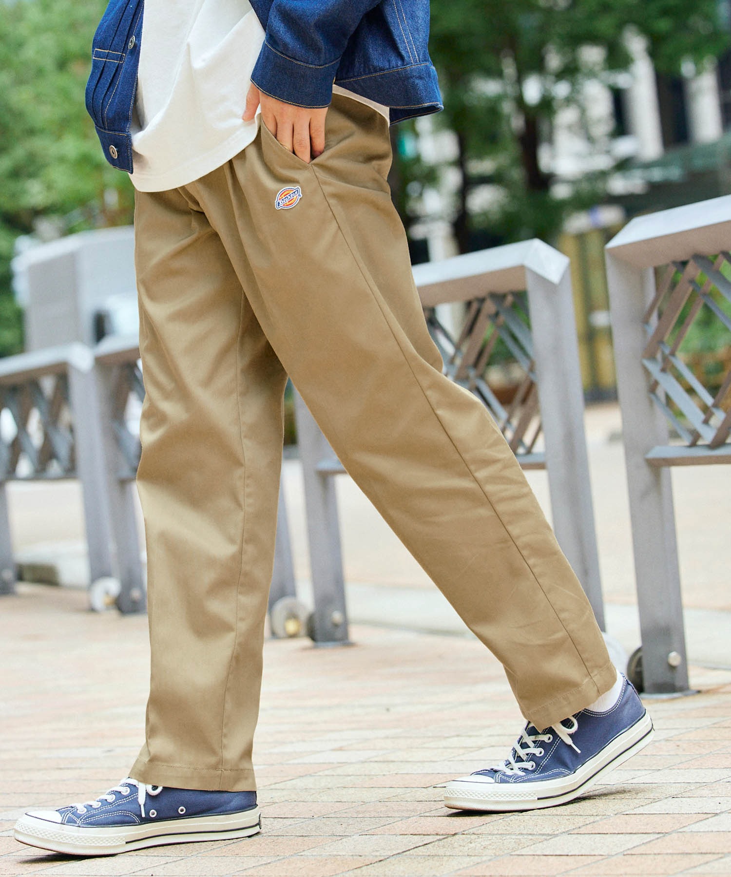 別注】＜Dickies®＞ロールアップ チノ パンツ-