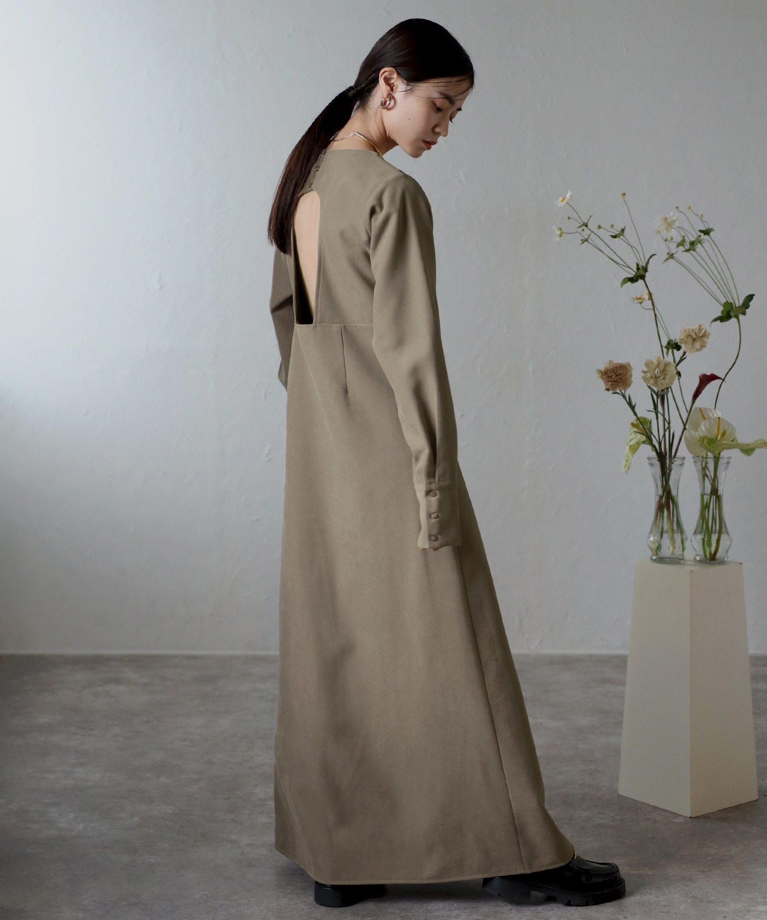 BONJOUR SAGAN公式オンラインストア / back open long sleeve one