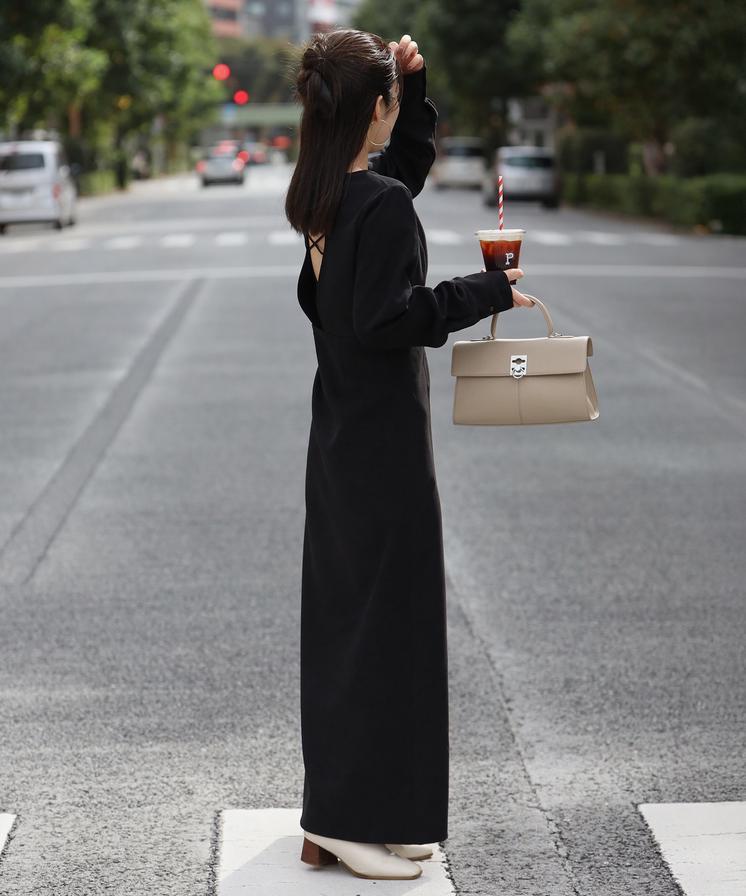 BONJOUR SAGAN公式オンラインストア / back open long sleeve one