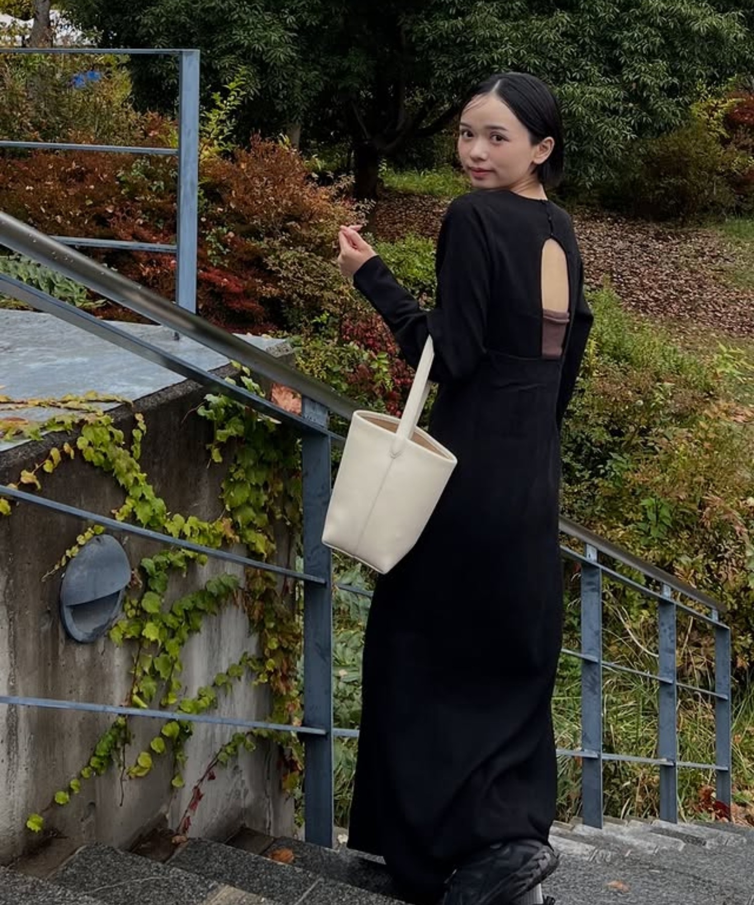 model：H163 着用サイズ：FREE